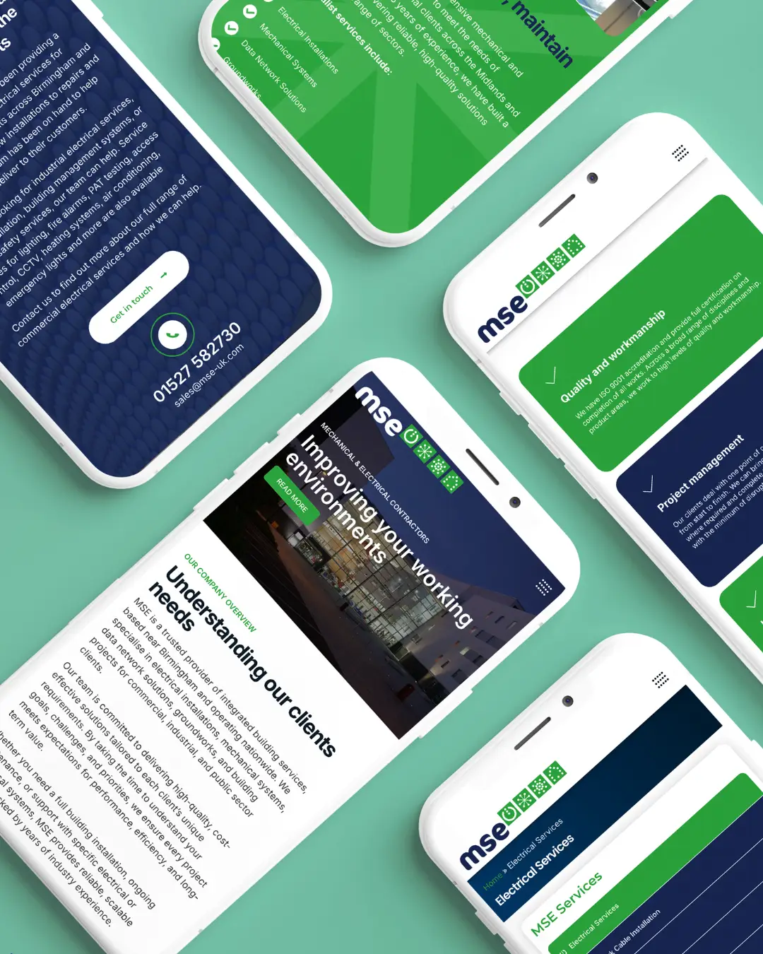 Website designed for MS Electrical Services Redditch